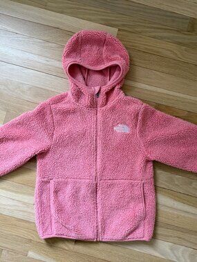 The North Face Kids' Campshire Fleece Zip Hoodie  Terracotta pink S (7-8)